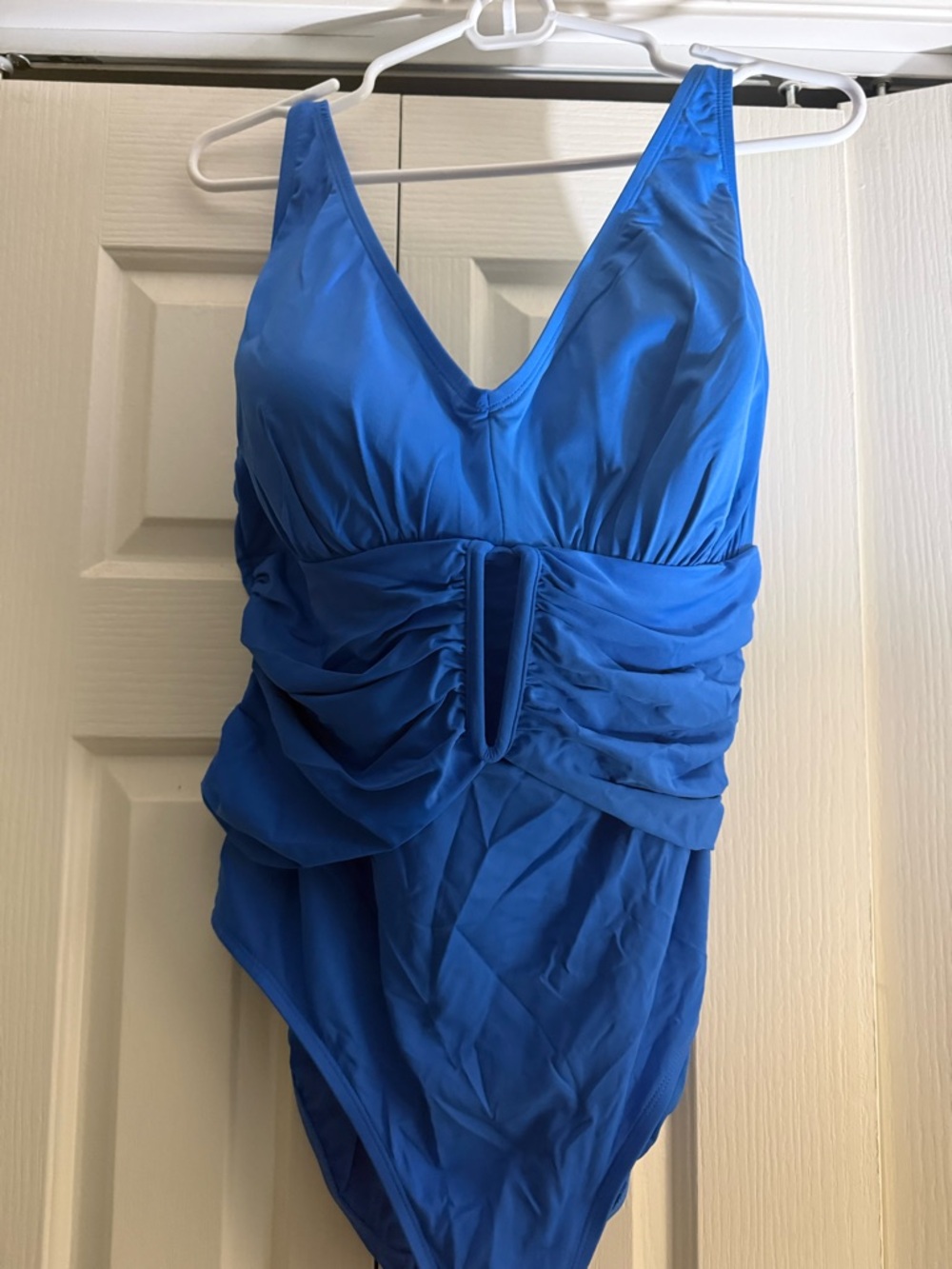 Blue One-Piece Swimsuit